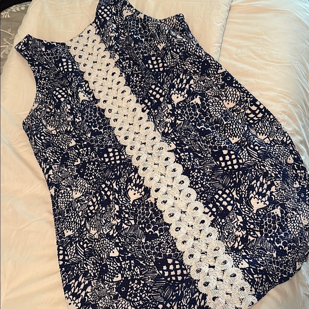 Lilly Pulitzer for Target Upstream Fish Dress SZ 16